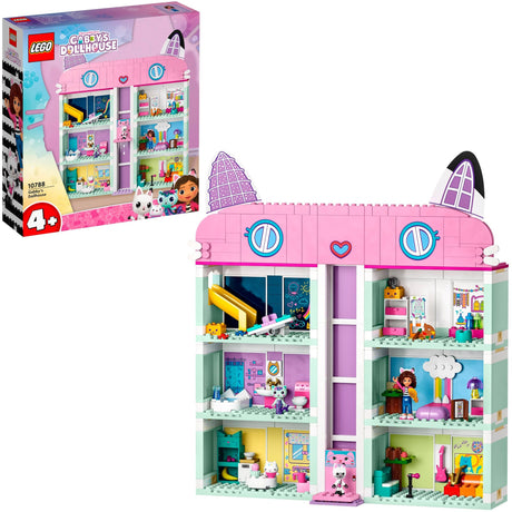 Lego gabby's poppenhuis gabby's poppenhuis speelgoed speelgoed met 4 minifiguren en accessoires voor kinderen 4+ - 10788