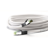 Goobay cat.8.1 netwerkkabel (wit, 0,5 meter, s ftp (pimf), rj-45)