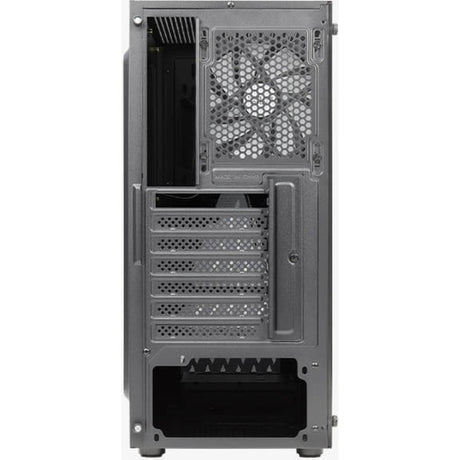 Aerocool delta g-bk-v1 midi tower behuizing (zwart | 3x usb-a | rgb | tempered glass)