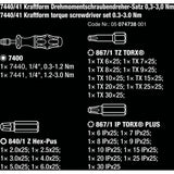 Wera 7440 41 kraftform momentschroevendraaier-set 0,3-3,0 nm (zwart groen, 26‑delig)