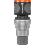 Gardena premium slangstuk 13 mm (1 2 ) - 15 mm (5 8 ) (grijs zilver, 18255-50)