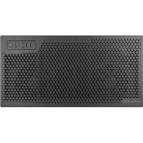 Silverstone rm52 server behuizing (zwart | 2x usb-a | 1x usb-c)