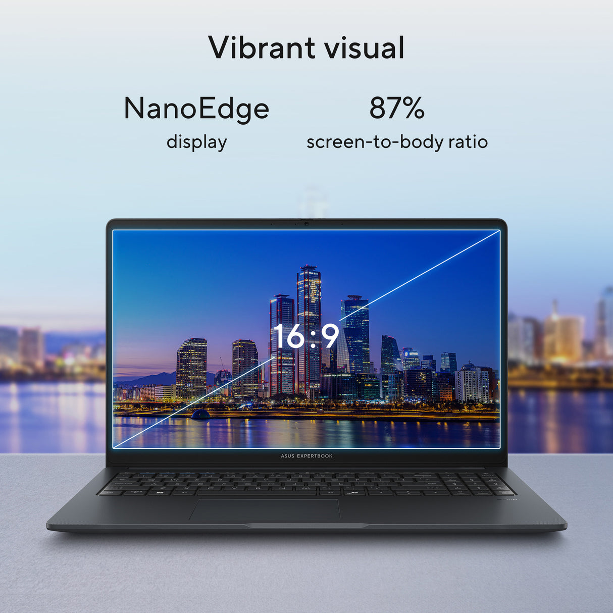Asus expertbook b1 b1503cva-s73431x 15.6 laptop (zwart grijs | core i7-13620h | uhd graphics | 32 gb | 1 tb ssd)