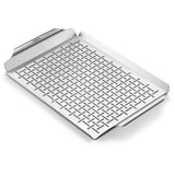 Weber deluxe grillpan grillkorf (zilver)