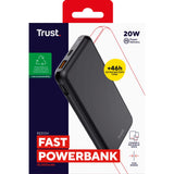 Trust redoh fast 10.000mah powerbank (zwart)
