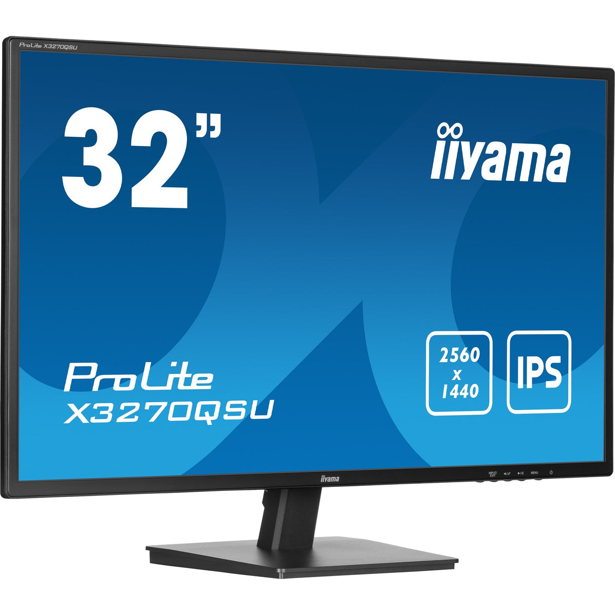 Iiyama prolite x3270qsu-b1 31.5 monitor (zwart, 2x hdmi, displayport, 3x usb-a)