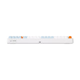 Mchose g98 pro orange blue snow tiger wireless tri-mode custom mechanical rgb gaming toetsenbord (blauw, us lay-out (qwerty), ttc snow tiger, rgb, hot swap, double-shot pbt, draadloos | bluetooth | usb-c)