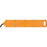Brennenstuhl super-solid sl 554 de ip54 tafelcontactdozenblok 5-voudig geel blauw 2m h07rn-f3g1,5 met schakelaar