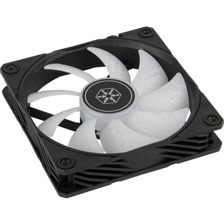 Silverstone shark force 120 argb case fan (zwart, 120 x 120 x 25 mm, pwm)