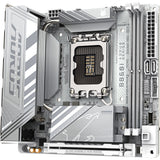 Gigabyte b860i aorus pro ice socket 1851 moederbord (zilver, raid, 2.5gb-lan, wi-fi 7, bt, sound, mini-itx)