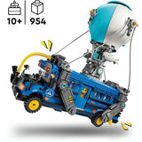 Lego fortnite battle bus uit de videogame - 77073