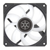 Silverstone air slimmer 120 argb case fan (zwart, 120 x 120 x 15 mm, pwm)