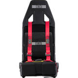 Next level racing flight simulator seat only racing simulator (zwart rood)
