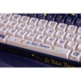 Iqunix f97 starry tryst rgb mechanisch gaming toetsenbord (donkerblauw, us lay-out (qwerty), gateron red, 96%, rgb leds, hot-swappable, pbt, 2.4ghz | bluetooth 5.1 | usb-c)
