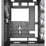 Sharkoon ak7 argb midi tower behuizing (zwart | 2x usb-a | 1x usb-c | rgb | tempered glass)