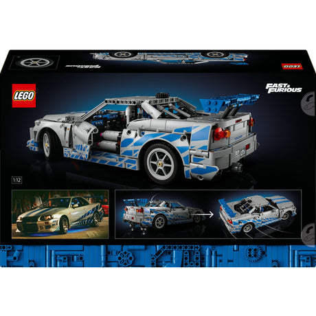 Lego ® technic 2 fast 2 furious nissan skyline gt-r (r34) auto - 42210