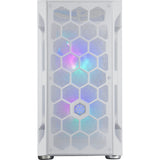 Silverstone fara h1m pro midi tower behuizing (wit | 3x usb-a | rgb | window)