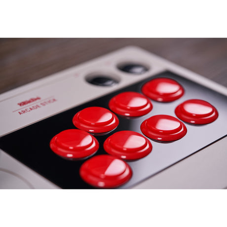 8bitdo arcade stick gamepad (grijs)