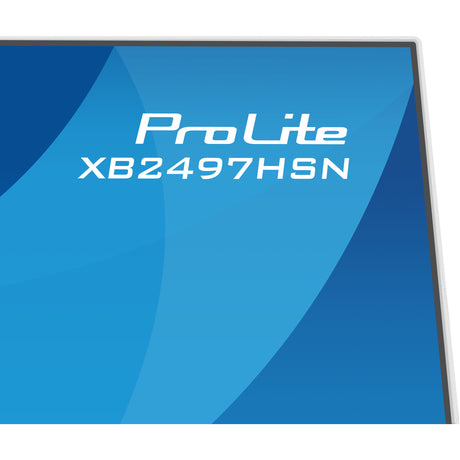 Iiyama prolite xb2497hsn-w1 23.8 monitor (wit, hdmi, displayport, usb-c, audio, lan, 100 hz)