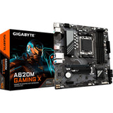 Gigabyte a620m gaming x (rev. 1.0) socket am5 moederbord (zwart grijs, raid, gb-lan, sound, µatx)