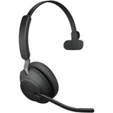 Jabra evolve2 65, ms mono on-ear headset (zwart, microsoft teams, bluetooth)