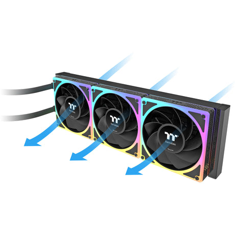 Thermaltake magcurve 360 ultra argb sync aio liquid cooler waterkoeling (zwart)