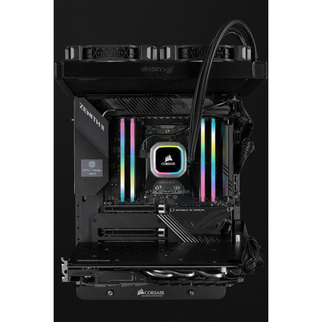 Corsair vengeance rgb pro sl 16 gb ddr4-3200 (2x 8 gb) werkgeheugen (zwart, cmh16gx4m2e3200c16, xmp 2.0)