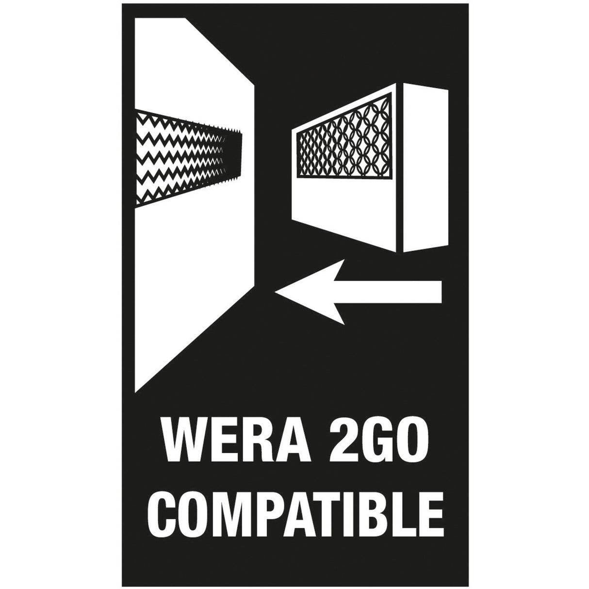 Wera kraftform kompakt vario ra, 7‑delig bitset (zwart groen)