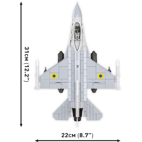 Cobi armed forces - f-16am fighting falcon constructiespeelgoed (schaal 1:48)