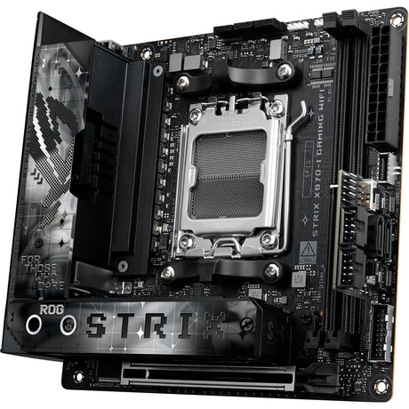 Asus rog strix x870-i gaming wifi socket am5 moederbord (raid, 2,5gb-lan, wi-fi 7, bt, sound, mini-itx)