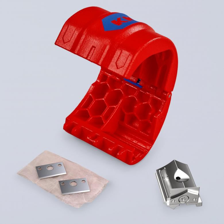Knipex bix snijder voor kunststof pijpen en afdichtingshulzen 90 22 10 bk