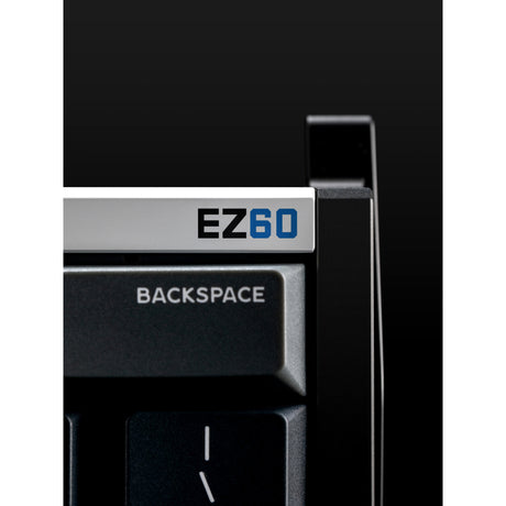 Iqunix ez60 magnetic switch gaming he keyboard (zwart, us lay-out (qwerty), gateron star trail, 60%, rgb, double shot pbt keycaps)