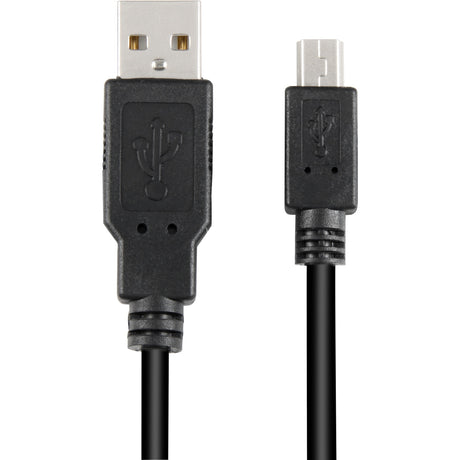Sharkoon usb-a 2.0 > mini usb-b kabel (zwart, 2 meter, dubbele afscherming)