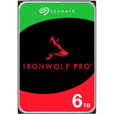 Seagate ironwolf pro 6 tb harde schijf (st6000nt001, sata 600, 24 7)