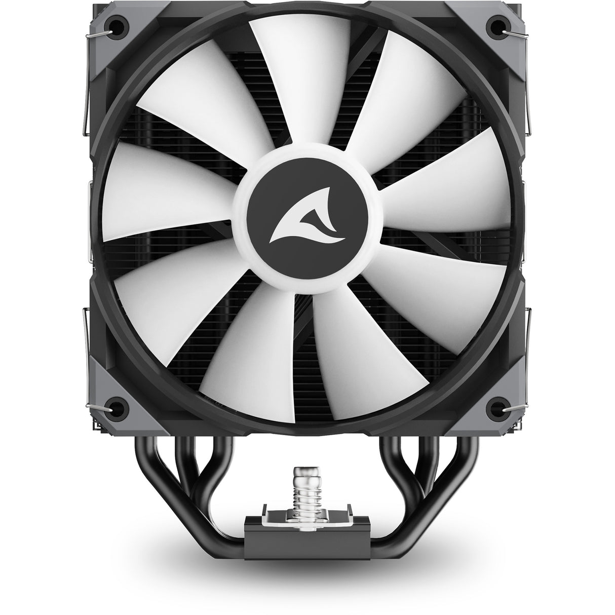 Sharkoon a50 rgb cpu-koeler (zwart, 4-pins pwm fan-connector)