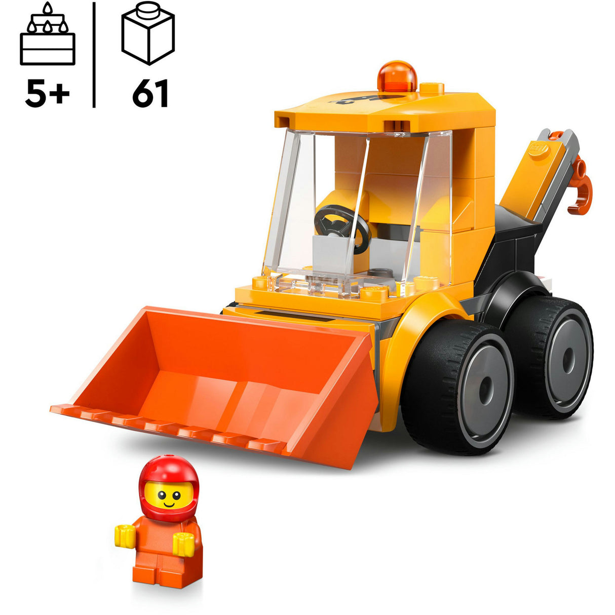 Lego city rides – construction loader - 60483