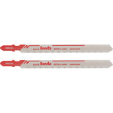 Kwb decoupeerzaagbladen metaalbewerking, hss t-schacht, extra lang 624220 (2 stuks)