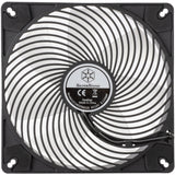 Silverstone air penetrator 140i argb case fan (zwart, 139 x 139 x 25 mm, pwm)