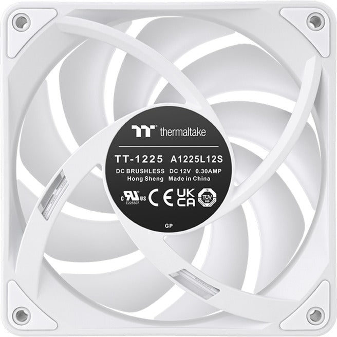 Thermaltake ct120 ex reverse argb sync pc cooling fan snow (3-fan pack) case fans (wit, 3 stuks, 120 x 120 x 25 mm, pwm)