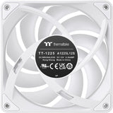 Thermaltake ct120 ex reverse argb sync pc cooling fan snow (3-fan pack) case fans (wit, 3 stuks, 120 x 120 x 25 mm, pwm)