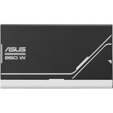 Asus prime gold modulaire 850 watt voeding (wit, 1x 12v-2x6, 3x pcie)
