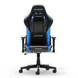 Dxracer prince l black blue pvc leather gamestoel (zwart blauw)