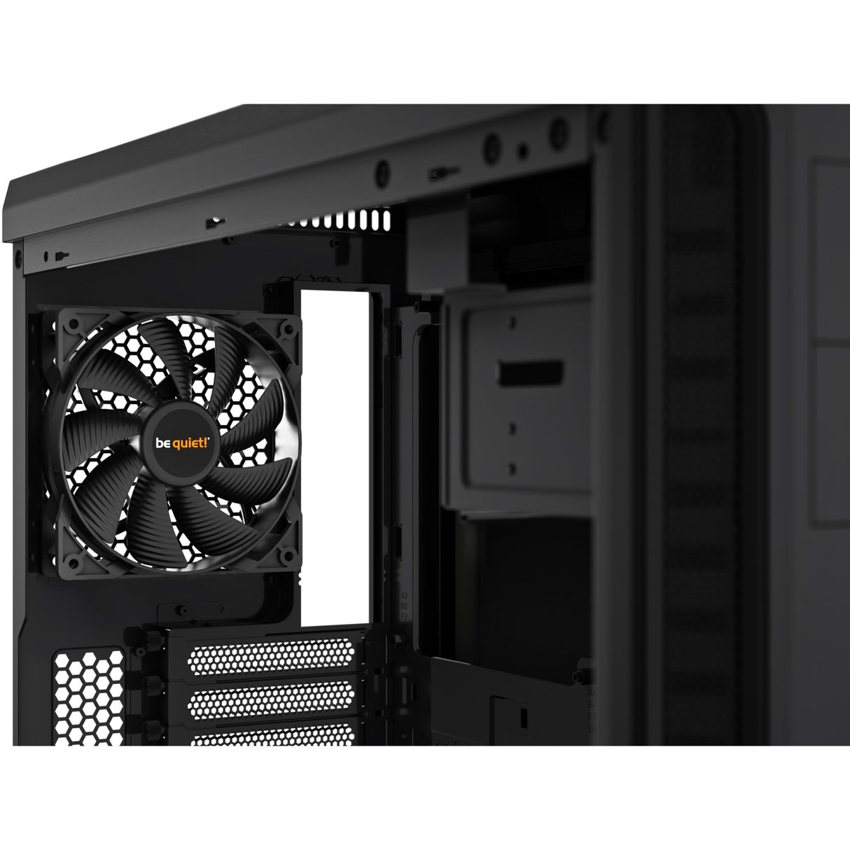 Be quiet! pure base 600 window midi tower behuizing (zwart | 2x usb-a | tempered glass)