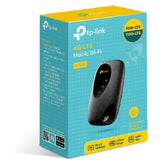 Tp-link 4g lte mobiele wifi m7200 wlan lte router (zwart, sim | mifi | met accu)