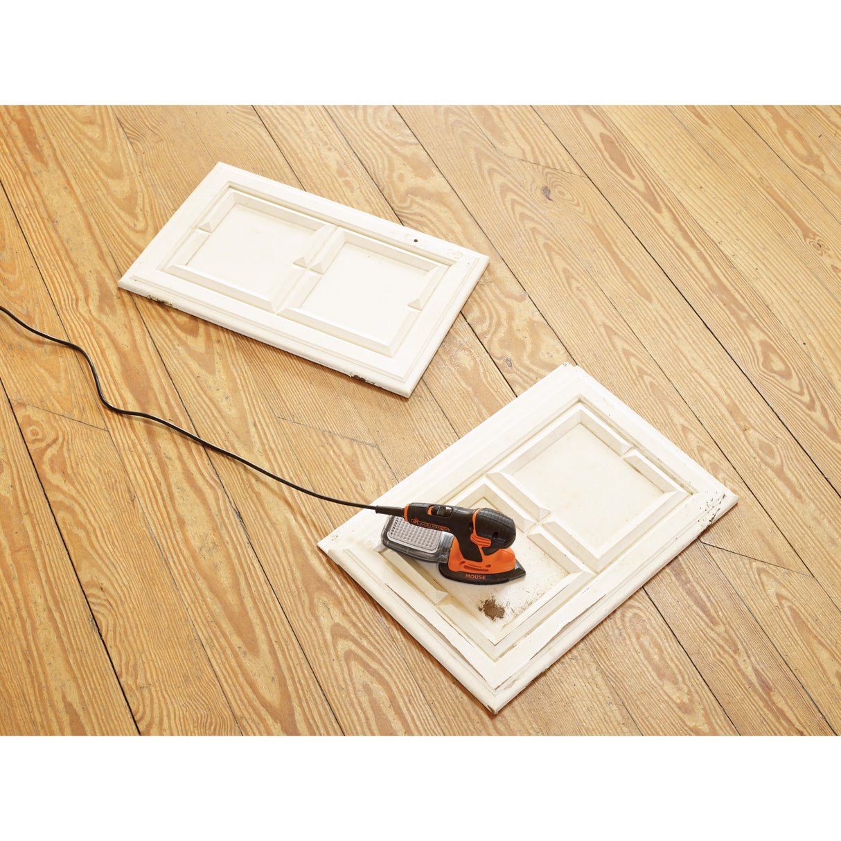 Black+decker schuurmachine mouse in koffer - ka2500k-qs