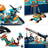 Lego city - poolonderzoeksschip constructiespeelgoed (60368)