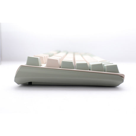 Ducky one 3 matcha tkl mechanisch toetsenbord (crème, us lay-out (qwerty), cherry mx blue, 80% (tkl), pbt double shot, hot swap)