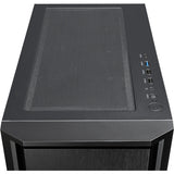 Chieftec pro midi q midi tower behuizing (zwart | 3x usb-a | 1x usb-c)