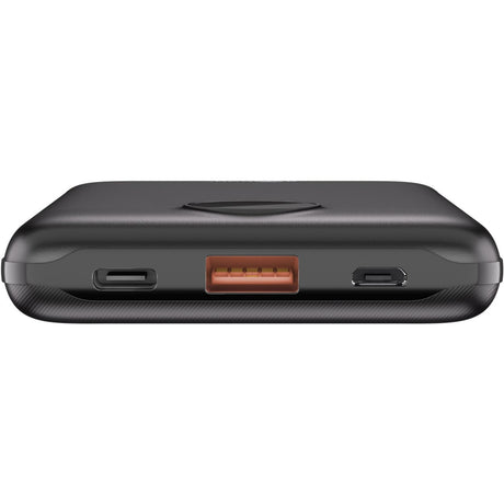 Goobay powerbank compact 10.000 mah (zwart, 10 ah, 1x usb-a, 1x usb-c, power delivery, quick charge)