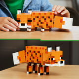 Lego minecraft de vos kinderkamer decoratie en dieren speelgoed voor kinderen - 21588